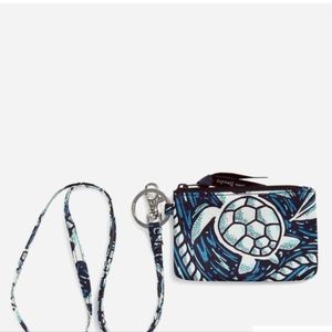 Vera Bradley Shore Enough Zip ID & Lanyard